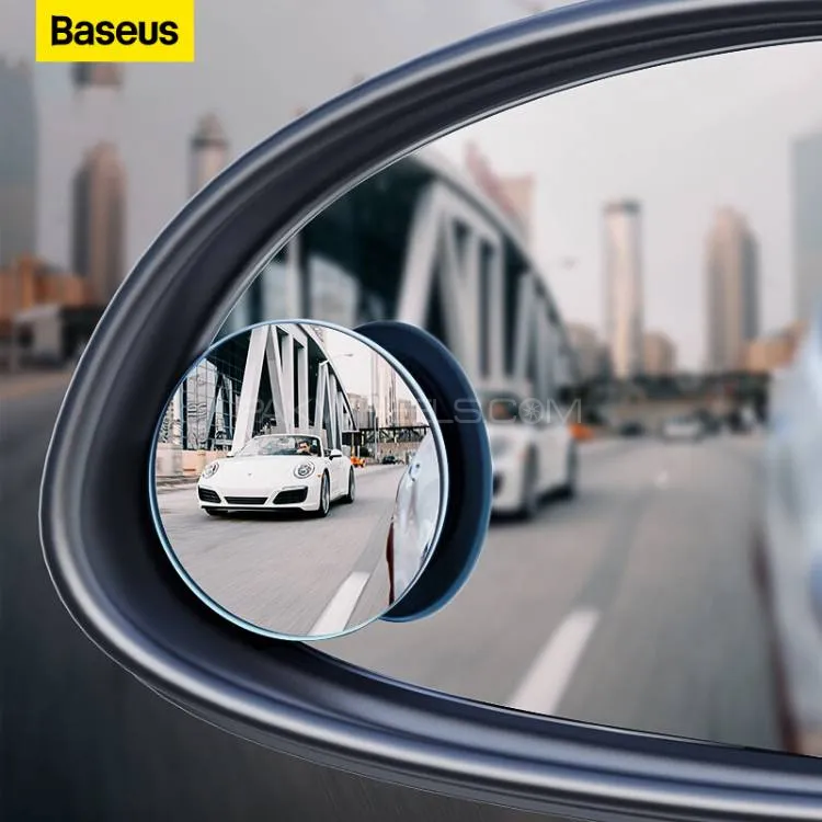 Baseus 2Pcs Car Blind Spot Mirror Image-1