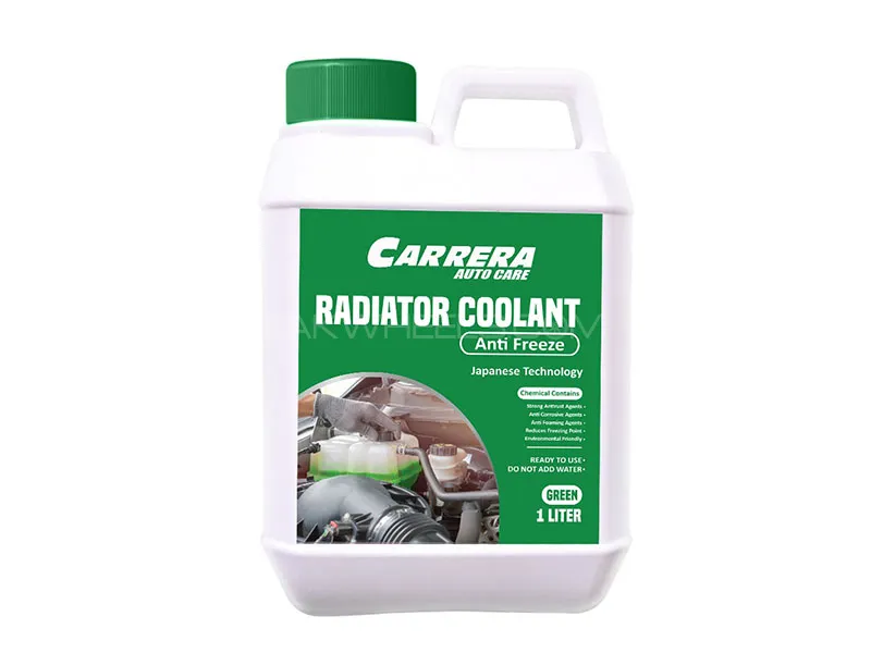 Carrera Radiator Coolant Anti Freeze Anti Rust Premixed 1L Green Image-1