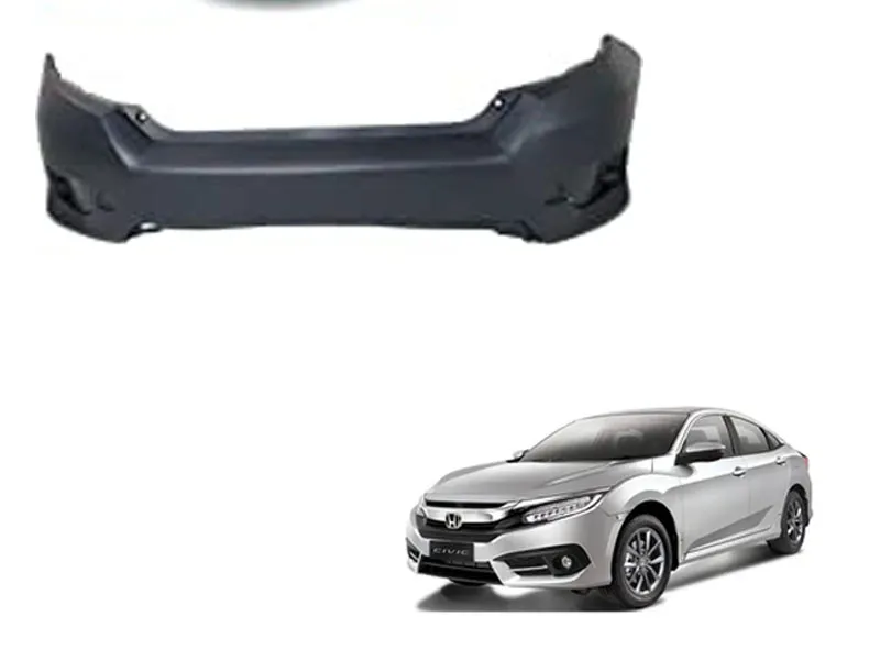 Honda Civic 2016-2022 X Rear Bumper Non Painted Taiwan Image-1