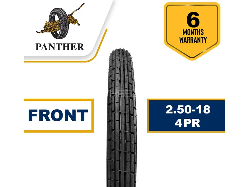 Panther Front 2.50-18 4 Ply CG125cc Motorcycle Tyre With Tube 