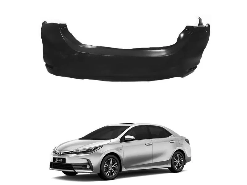 Toyota Corolla 2018 Facelift Rear Bumper Non Painted Taiwan Image-1
