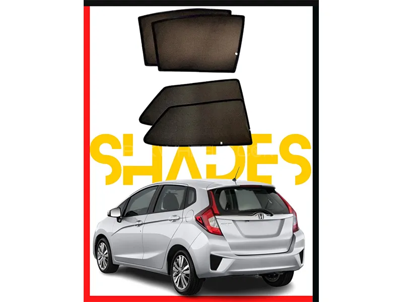 Honda Fit 2013-2020 Car Door Window Shades - 4 Pcs  Image-1