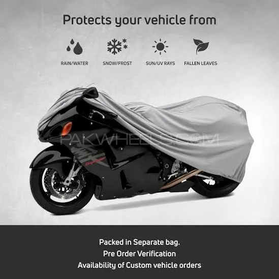 Heavy Bike Anti Scratch Cover Image-1