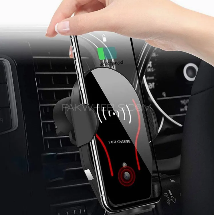 Buy Wireless Car Charger Mount, Automatic Infrared Sensing In Lahore 