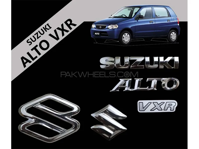 Suzuki Alto 2000-2012 VXR Monograms | Front & Rear | 5 pcs Image-1