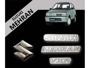 CYRER CAR Emblem Monogram/logo/Badge/Decals/3D/sticker Alto LXI Suzuki ABS  Plastic Colour (Silver,Chorme) Pack of 4 : : Car & Motorbike
