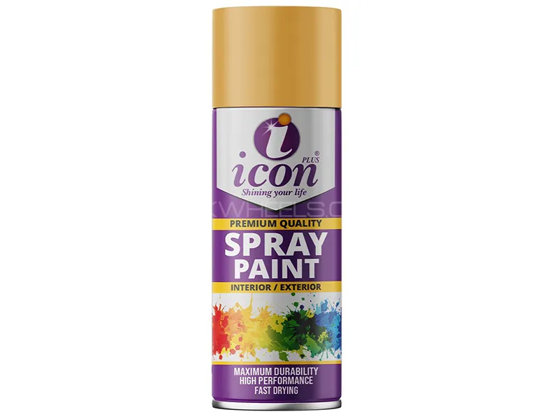 Icon Plus Spray Paint 300ml - Gold  Image-1