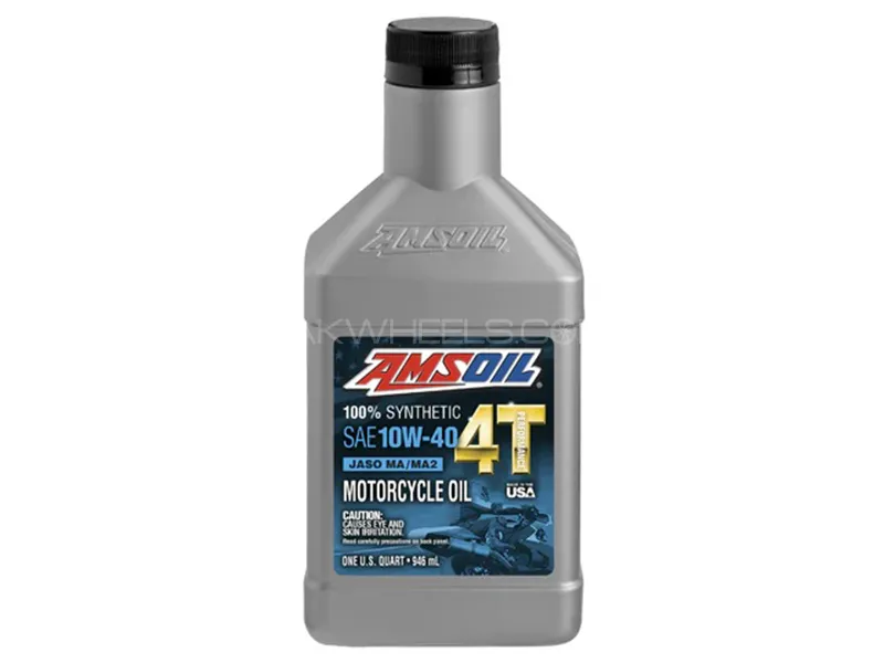 AMSOIL Motorcycle Oil 10W-40 Synthetic Pro SN - 1 Litre Image-1