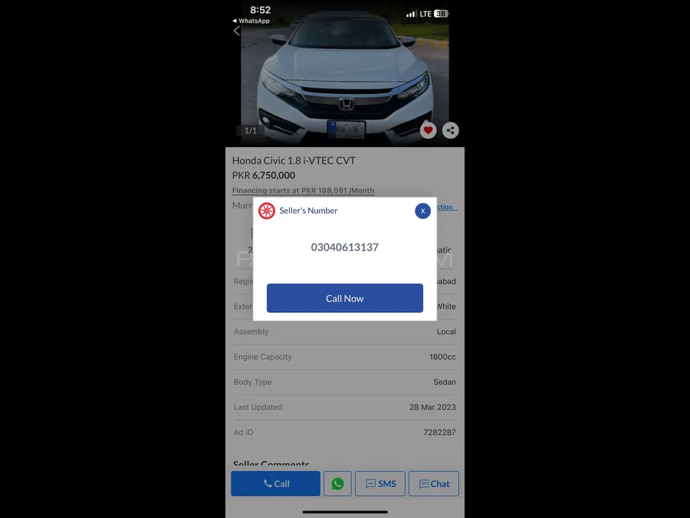 Honda Civic 2021 for Sale in Rawalpindi Image-1