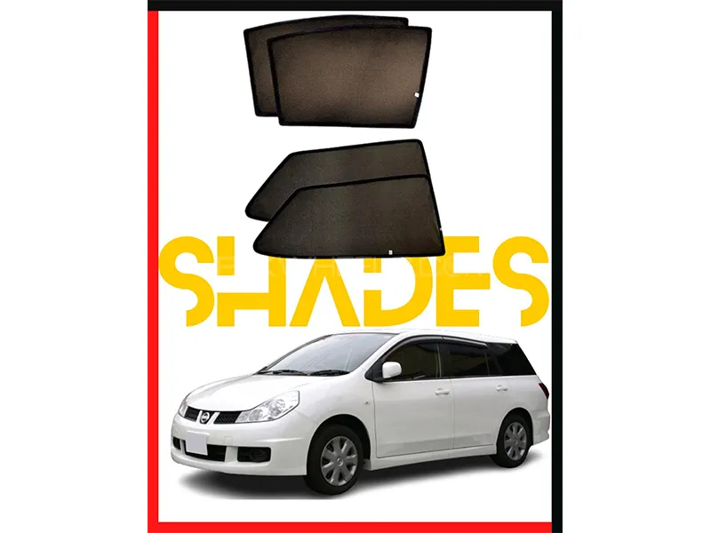 Nissan Wingroad 2006-2018 Car Door Window Shades - 4 Pcs  Image-1