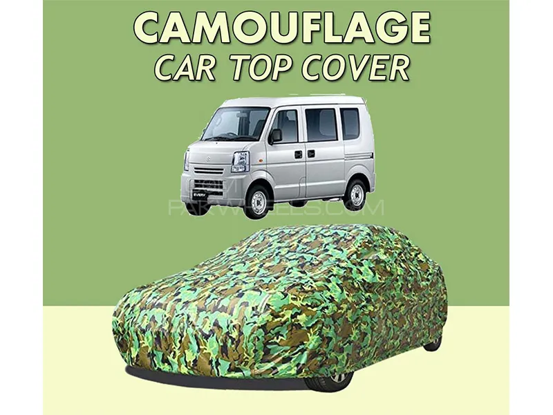 Suzuki Every 2005-2023 Top Cover | Camouflage Design Parachute | Double Stitched | Dust Proof | Wate