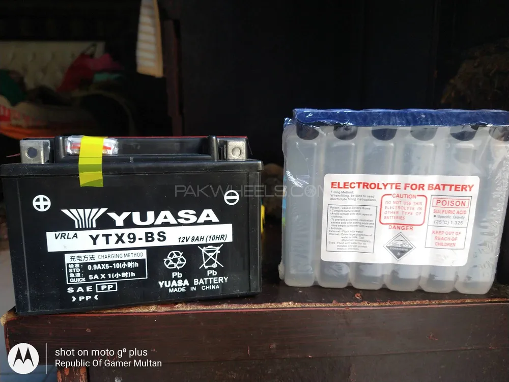 yausa heavy bike battry Ytx9-bs brand new limited quantity Image-1