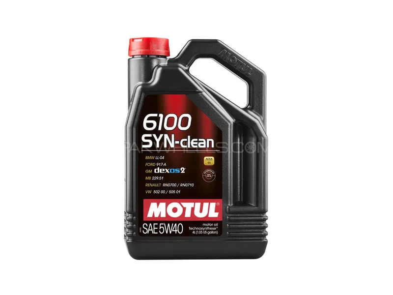 Motul Engine Motor Oil 6100 Syn-clean 5w-40 4L Image-1