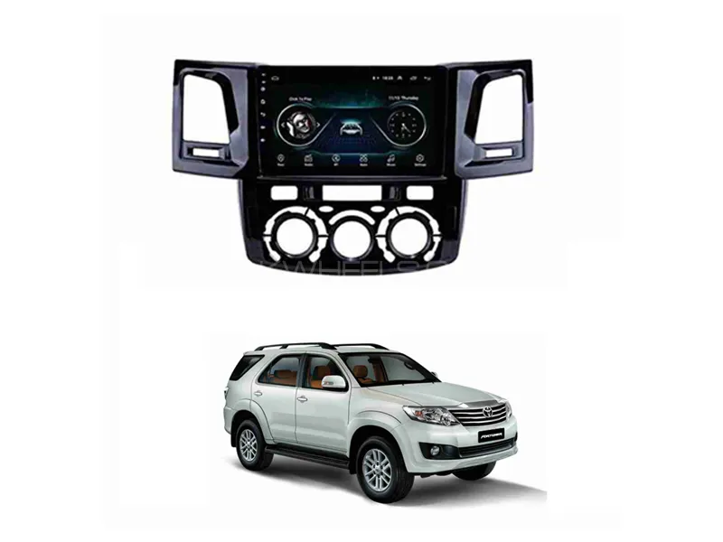 Toyota Fortuner 2013-2016 Android Screen Panel IPS Display 9 inch - 1 GB Ram/16 GB Rom Image-1