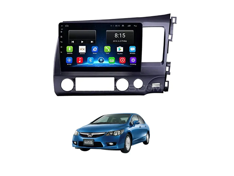 Honda Civic Reborn 2006-2012 Android Screen Panel IPS Display 10 inch - 1 GB Ram/16 GB Rom