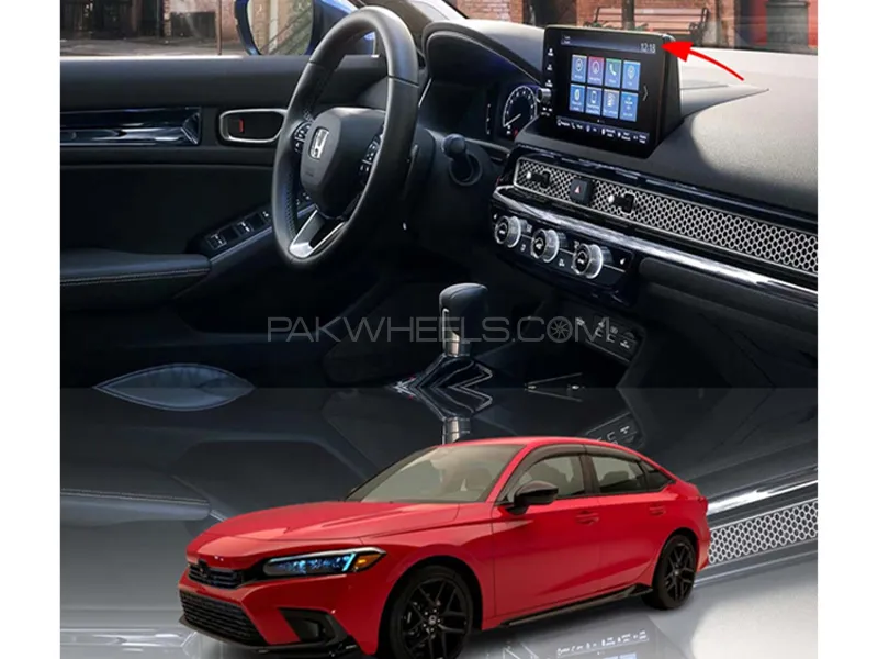 Honda Civic 2022-2023 Android Screen Panel IPS Display 9 inch - 1 GB Ram/16 GB Rom Image-1