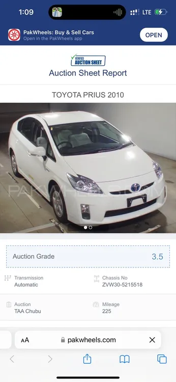 Toyota Prius 2010 for Sale in Peshawar Image-1