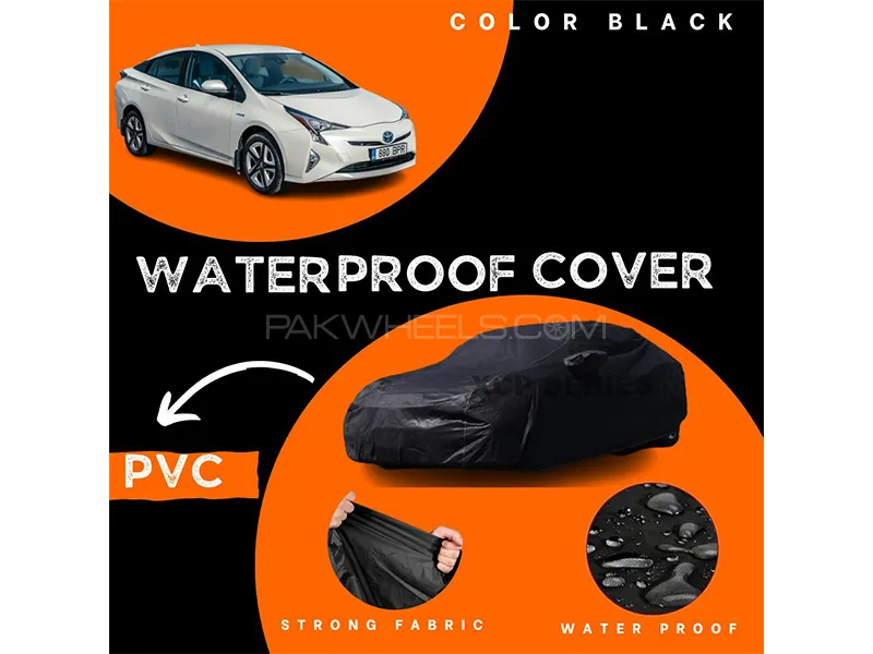 Toyota Prius 2015-2023 Polymer Coated Top Cover | Waterproof | Double Stitched | Black  Image-1