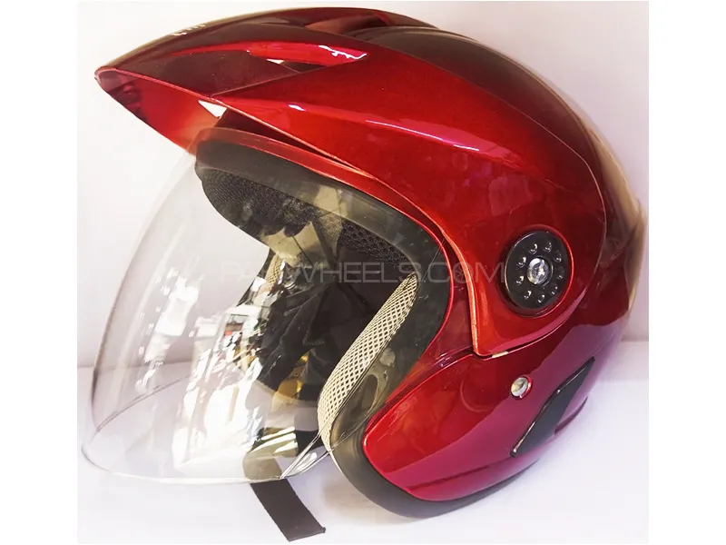 Ozone Half Face Motor Cycle Helmet - Bike Helmet  Image-1