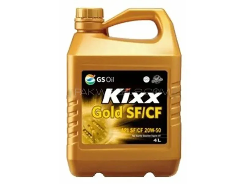 Kixx GOLD SPI SF/CF 20W-50 Engine Oil - 4 Litre Image-1
