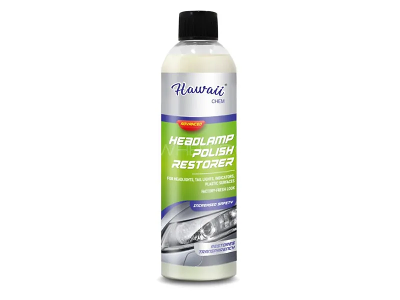 Hawaii HeadLamp Polish Restorer Increased Safety Bottle 250ml Image-1