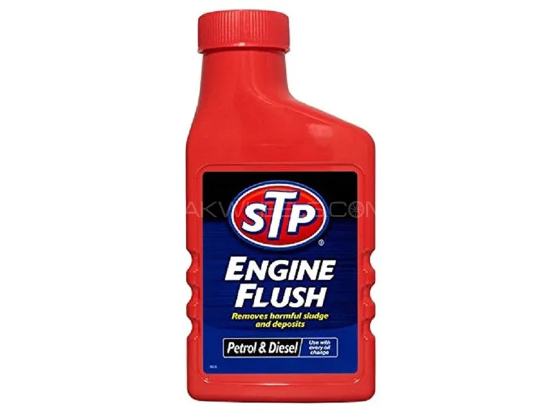 STP Engine Flush Oil Additive And Motor Oil - 450ml Image-1