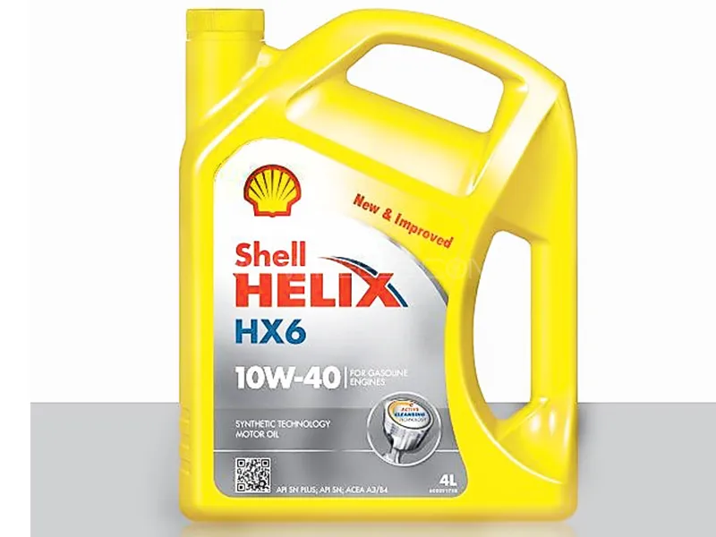 Shell HX6 10W-40 SN Plus Engine Oil - 4L Image-1