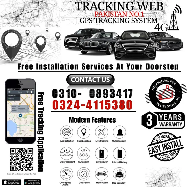 |Gps|Car|Tracker|System with Lifetime Free Tracking App Sms Image-1
