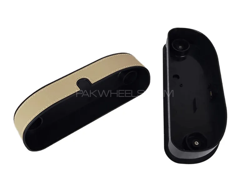 Universal Car Door Armrest Support Storage Box - Beige Image-1