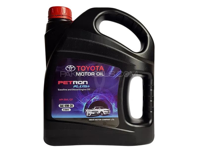 Toyota Genuine Petron Plus 10W30 SP/CF New Engine Oil - 3L Image-1