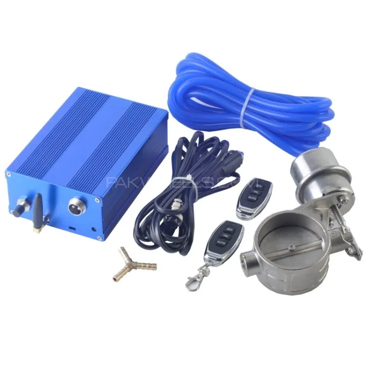 Cuttoff Exhaust for car make Loud voice of Car Cylenser 3 button Remote Image-1