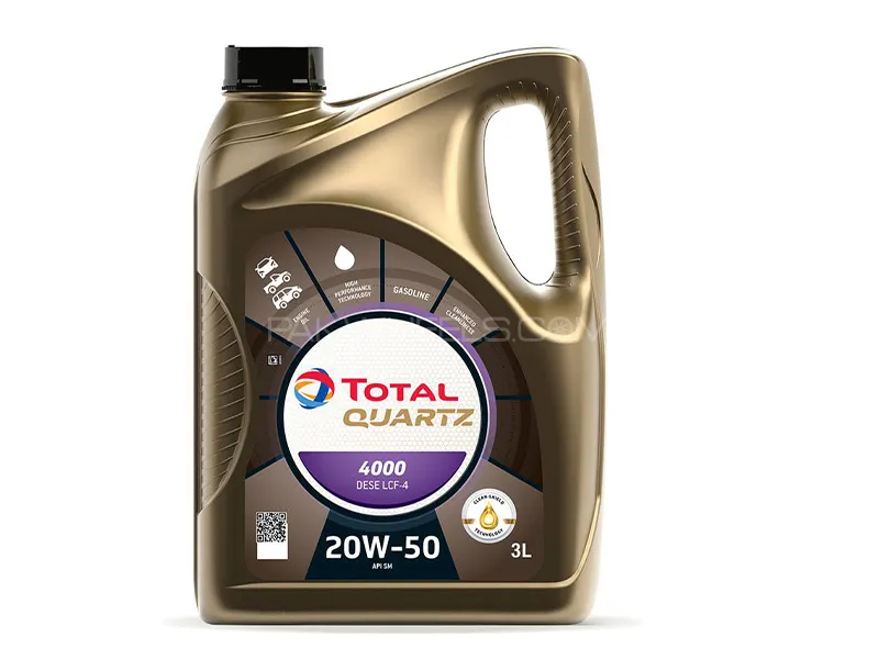Total Engine Oil 20W-50 - 3 Litre | Engine Oil  Image-1