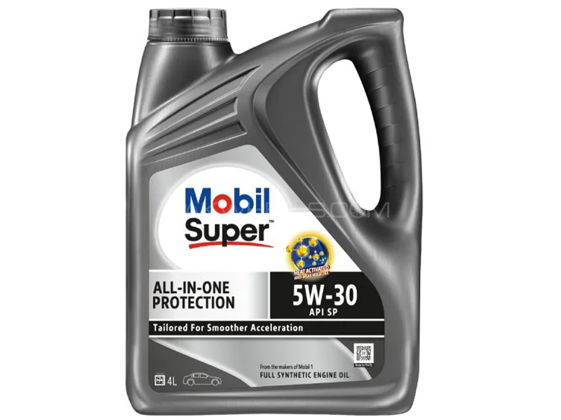Mobil Super Synthetic 5W-30 SN - 4 Litre| Engine Oil Image-1