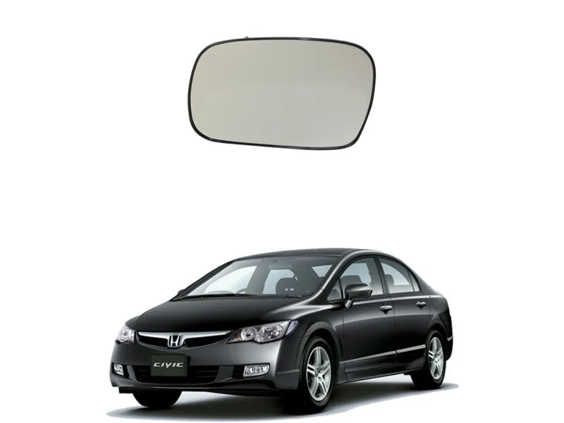 Honda Civic 2006-2012 Reborn Side Mirror Reflective Glass 1pc RH Image-1