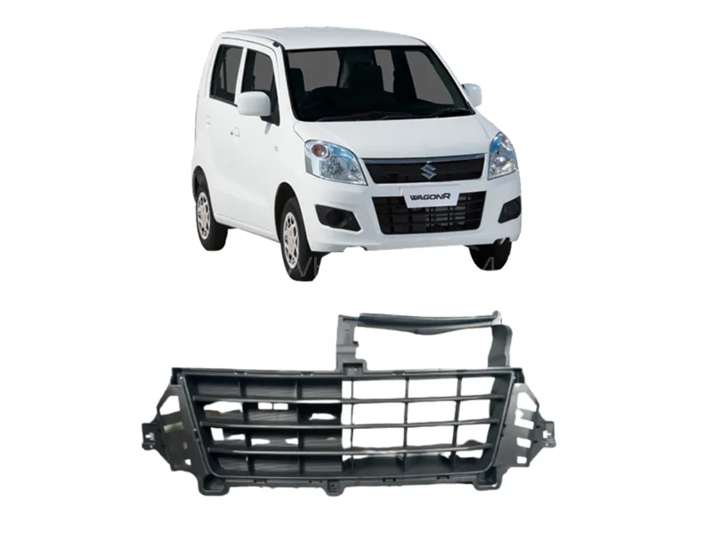 Pak Suzuki Wagon R Front Lower Grill SKi Black  Image-1