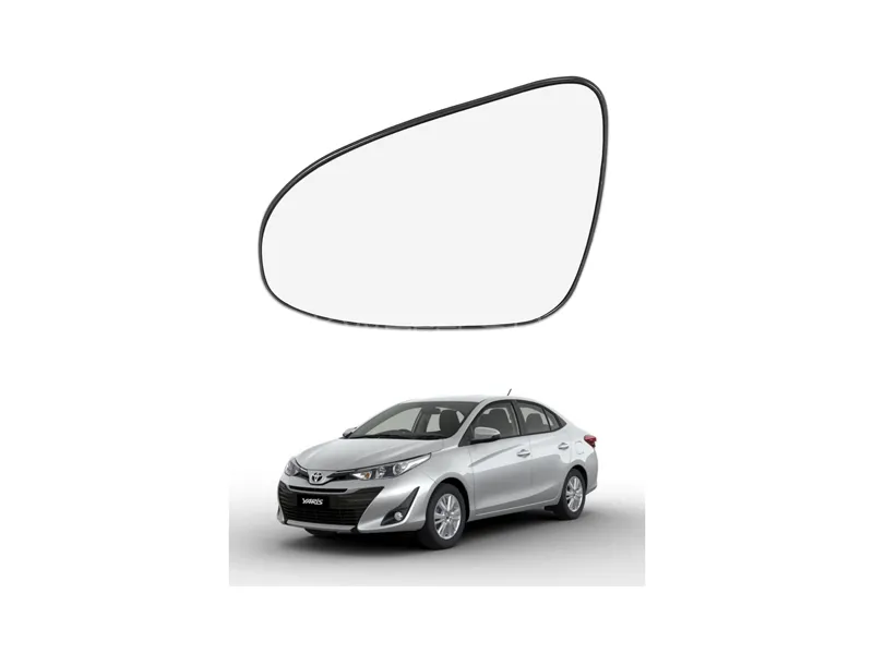 Toyota Yaris Side Mirror Reflective Glass 1pc LH Image-1