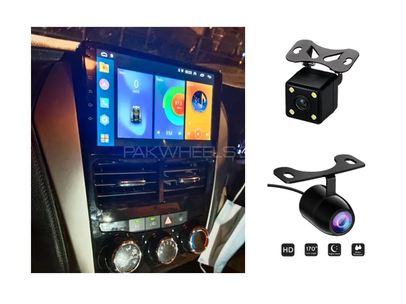 Toyota Yaris 1.3 2019-2023 Android Screen Panel With Free 2 Cameras IPS Display 9 inch 1-16 GB