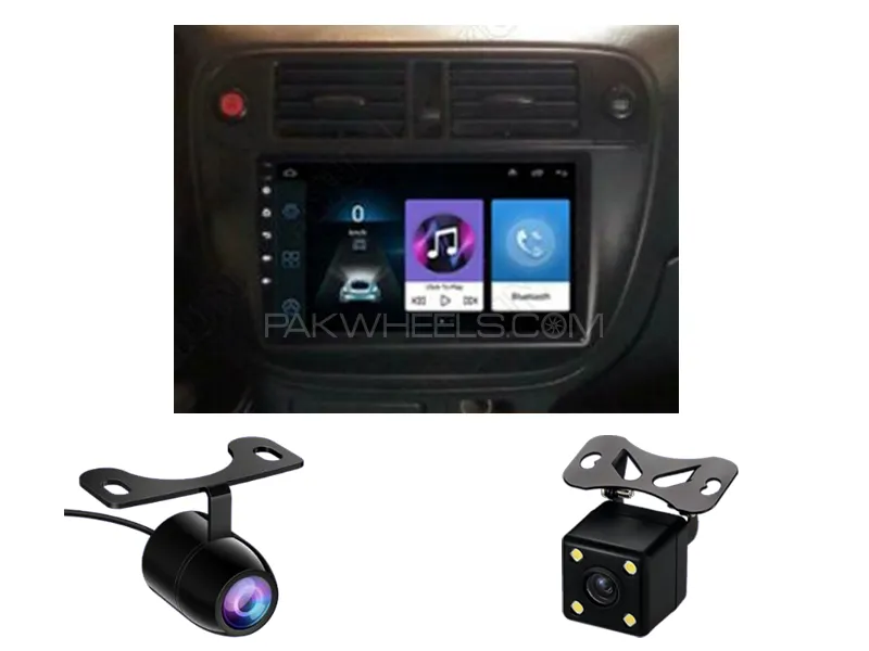 Honda Civic 1995-2001 Android Screen Panel With Free 2 Cameras IPS Display 9 inch 1-16 GB