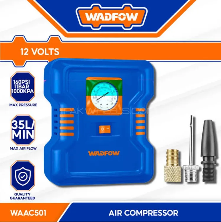 Air compressor 12v WADFOW Brand Image-1