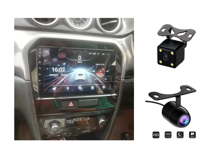 Suzuki Vitara 2016-2023 Android Screen With Free 2 Cameras IPS Display 9 inch 1-16 GB Image-1