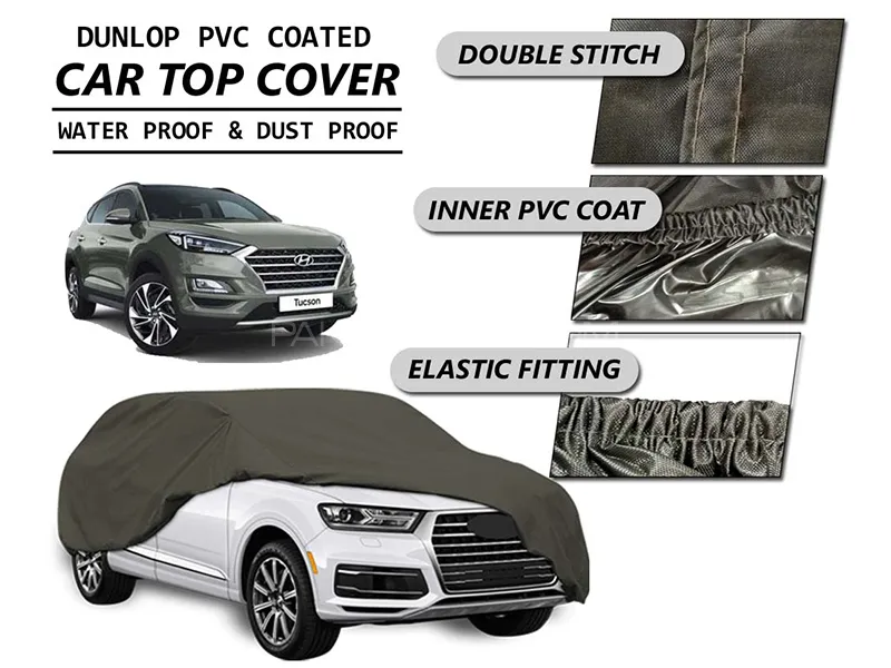 Hyundai Tucson 2020-2023 Top Cover | DUNLOP PVC Coated | Double Stitched | Anti-Scratch  