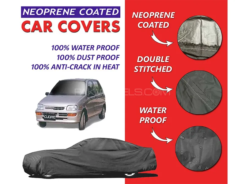 Daihatsu Cuore 2000-2012 Top Cover | Neoprene Coated Inside | Ultra Thin & Soft | Water Proof   Image-1