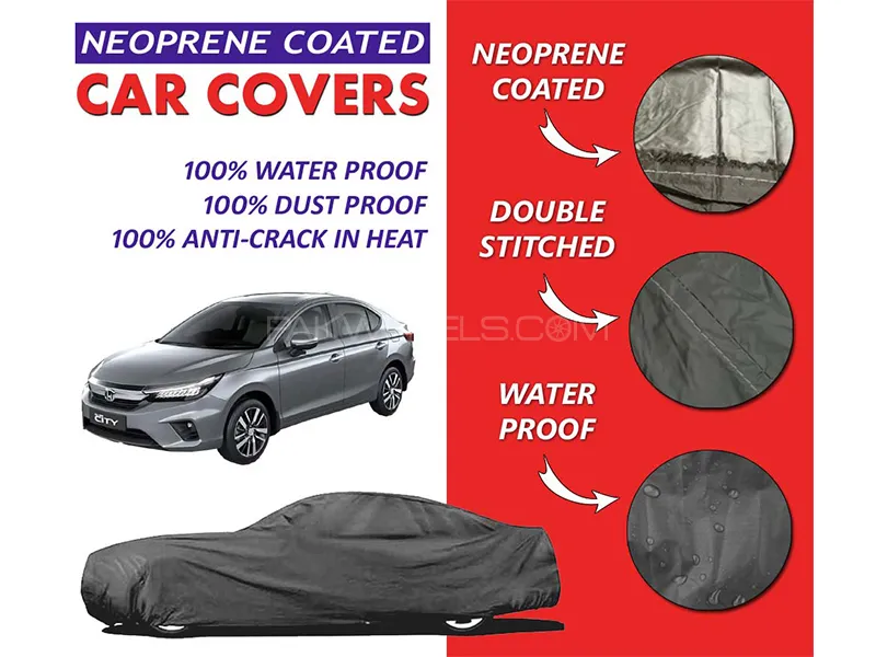 Honda City 2021 - 2023 Top Cover | Neoprene Coated Inside | Ultra Thin & Soft | Water Proof   Image-1