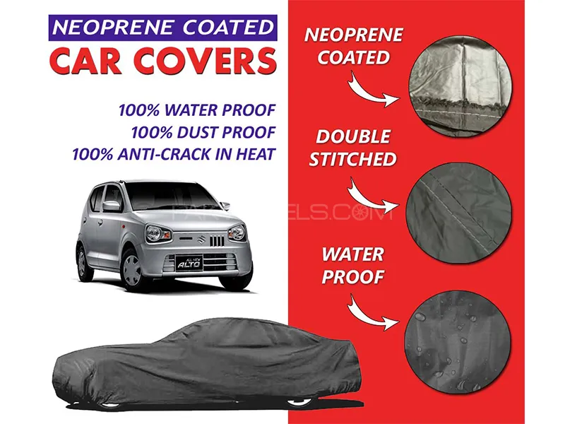 Suzuki Alto 2019 - 2023 Top Cover | Neoprene Coated Inside | Ultra Thin & Soft | Water Proof   Image-1