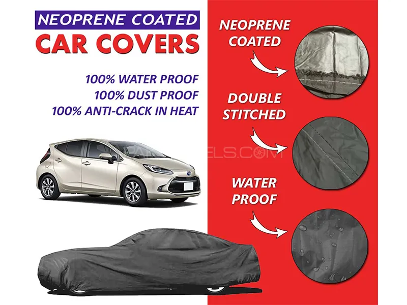 Toyota Aqua Top Cover | Neoprene Coated Inside | Ultra Thin & Soft | Water Proof  