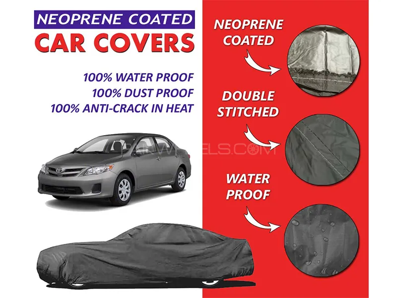 Toyota Corolla 2009 - 2013 Top Cover | Neoprene Coated Inside | Ultra Thin & Soft | Water Proof   Image-1