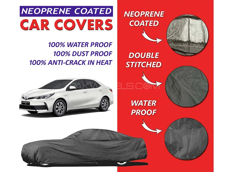 Toyota Corolla 2014 - 2023 Top Cover | Neoprene Coated Inside | Ultra Thin & Soft | Water Proof   Image-1