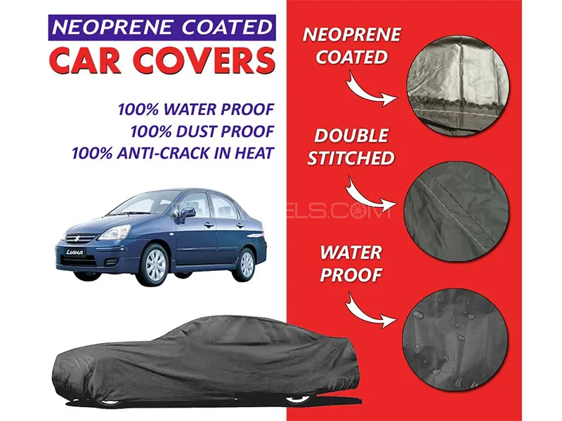 Suzuki Liana 2006-2014 Top Cover | Neoprene Coated Inside | Ultra Thin & Soft | Water Proof   Image-1