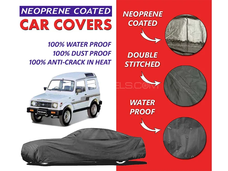 Suzuki Potohar 1985-2003 Top Cover | Neoprene Coated Inside | Ultra Thin & Soft | Water Proof   Image-1