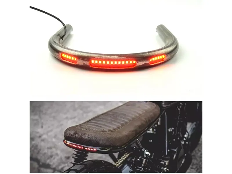 Stylish LED Motorcycle Light Rear Side Waterproof Universal Image-1